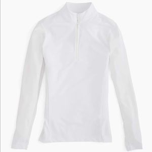 NWT Peter Millar Women’s Quarter Zip Performance BRAND NEW White Size Small